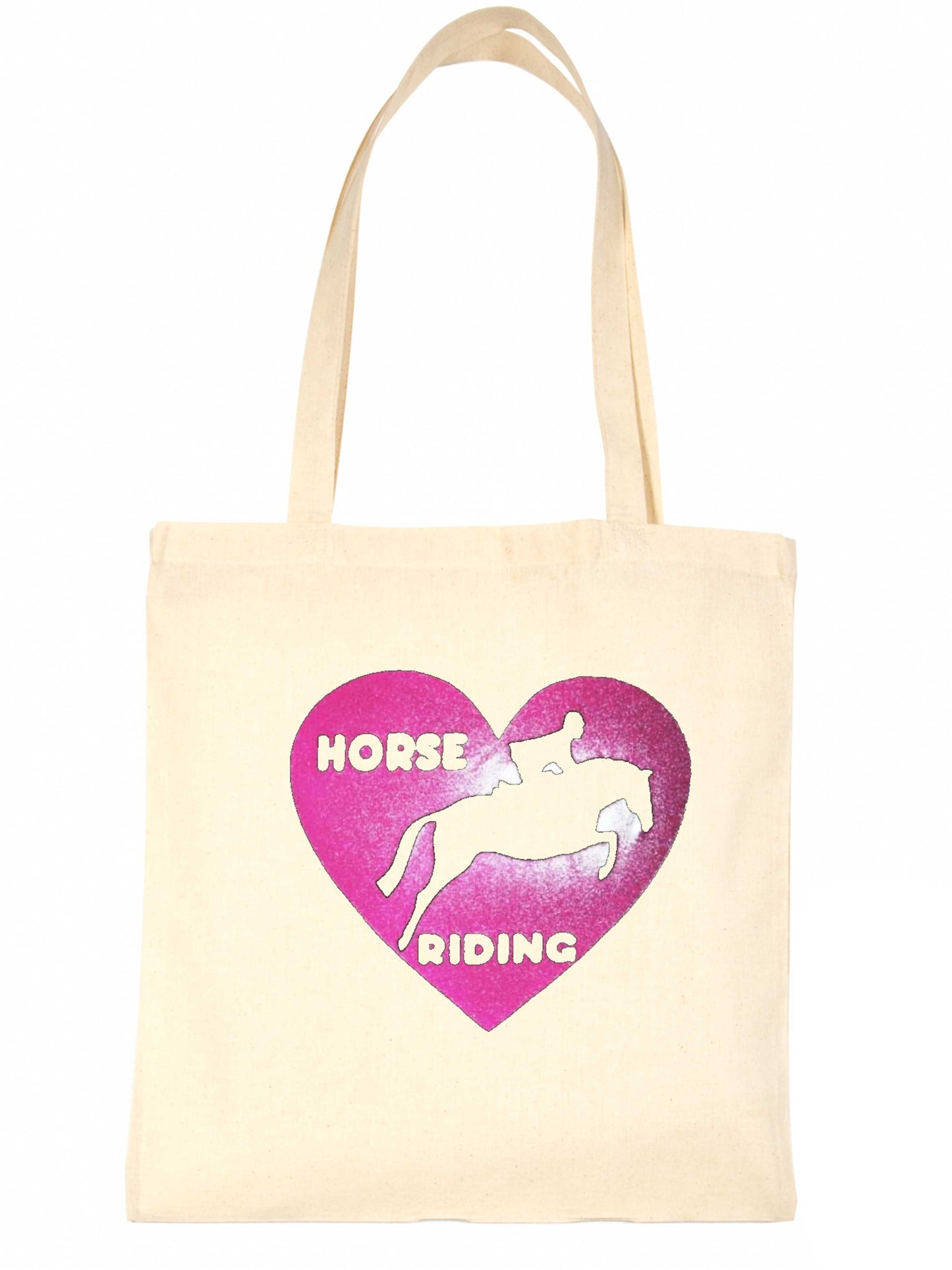 Horse Riding Ponies Equsterian Funny Shopping Tote Bag For Life