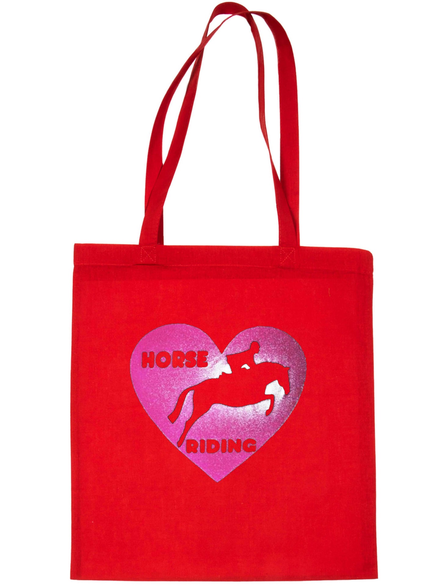 Horse Riding Ponies Equsterian Funny Shopping Tote Bag For Life