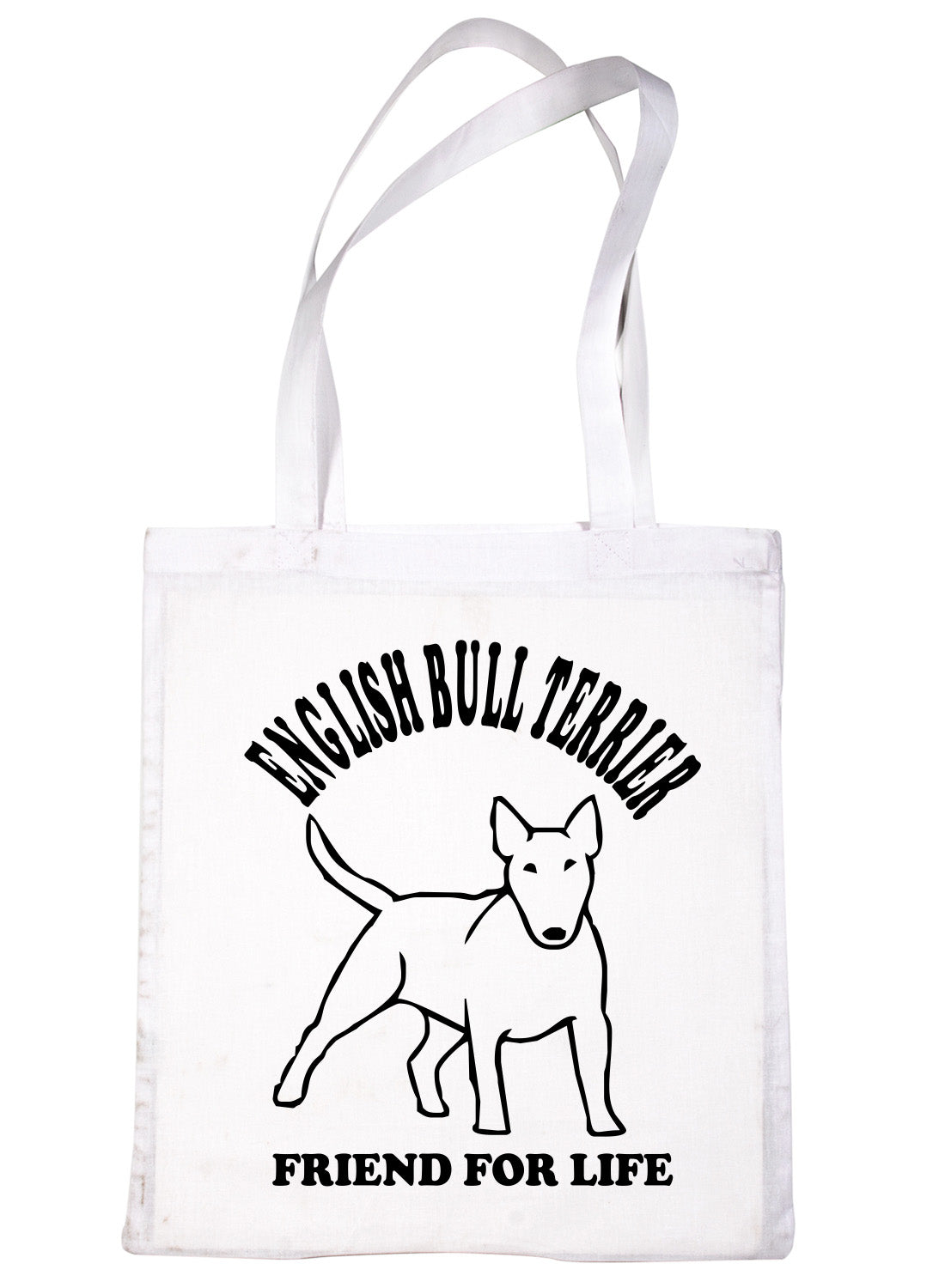 English Bull Terrier Dog Lover Shopping Tote Bag For Life