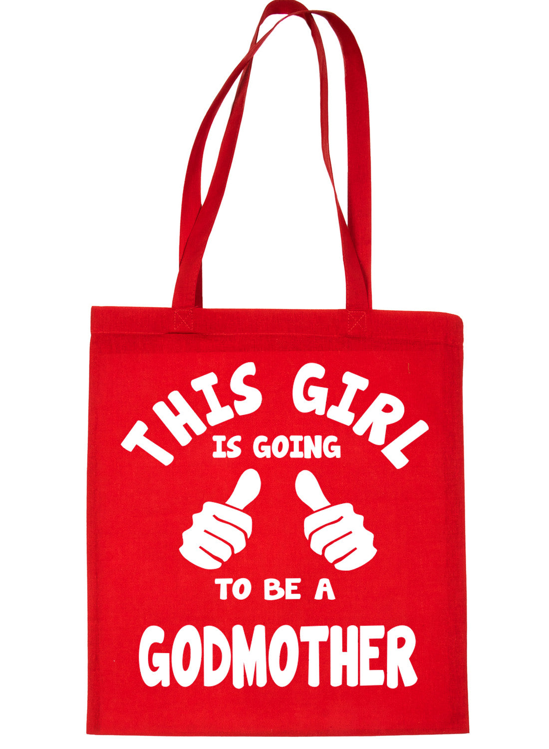 This Girl Is Going To Be a Godmother Christening Shopping Tote Bag For Life