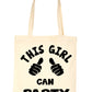 This Girl Can Party Dance Nightclub Shopping Tote Bag For Life