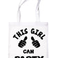 This Girl Can Party Dance Nightclub Shopping Tote Bag For Life