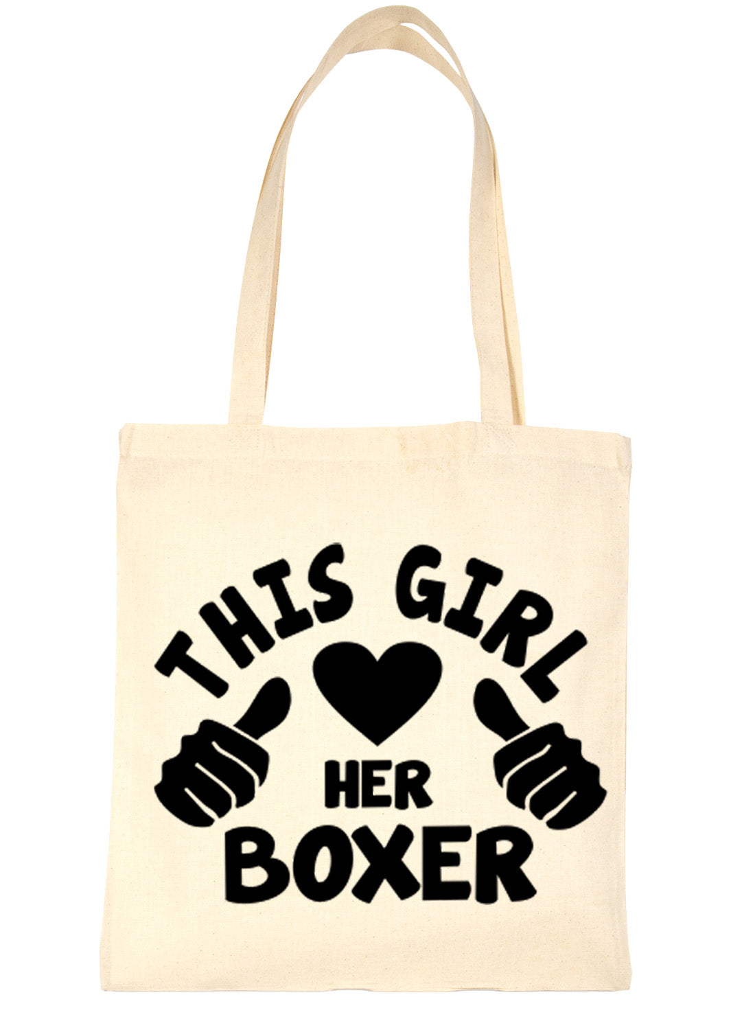 This Girl Loves Her Boxer Dog Lover Shopping Tote Bag For Life
