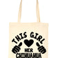 This Girl Loves Her Chihuahua Dog Lover Shopping Tote Bag For Life