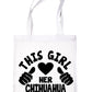 This Girl Loves Her Chihuahua Dog Lover Shopping Tote Bag For Life