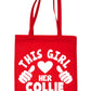 This Girl Loves Her Border Collie Dog Lover Shopping Tote Bag For Life