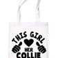 This Girl Loves Her Border Collie Dog Lover Shopping Tote Bag For Life