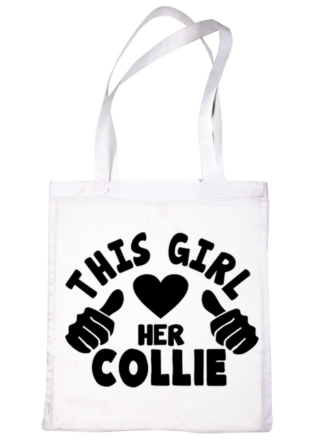 This Girl Loves Her Border Collie Dog Lover Shopping Tote Bag For Life