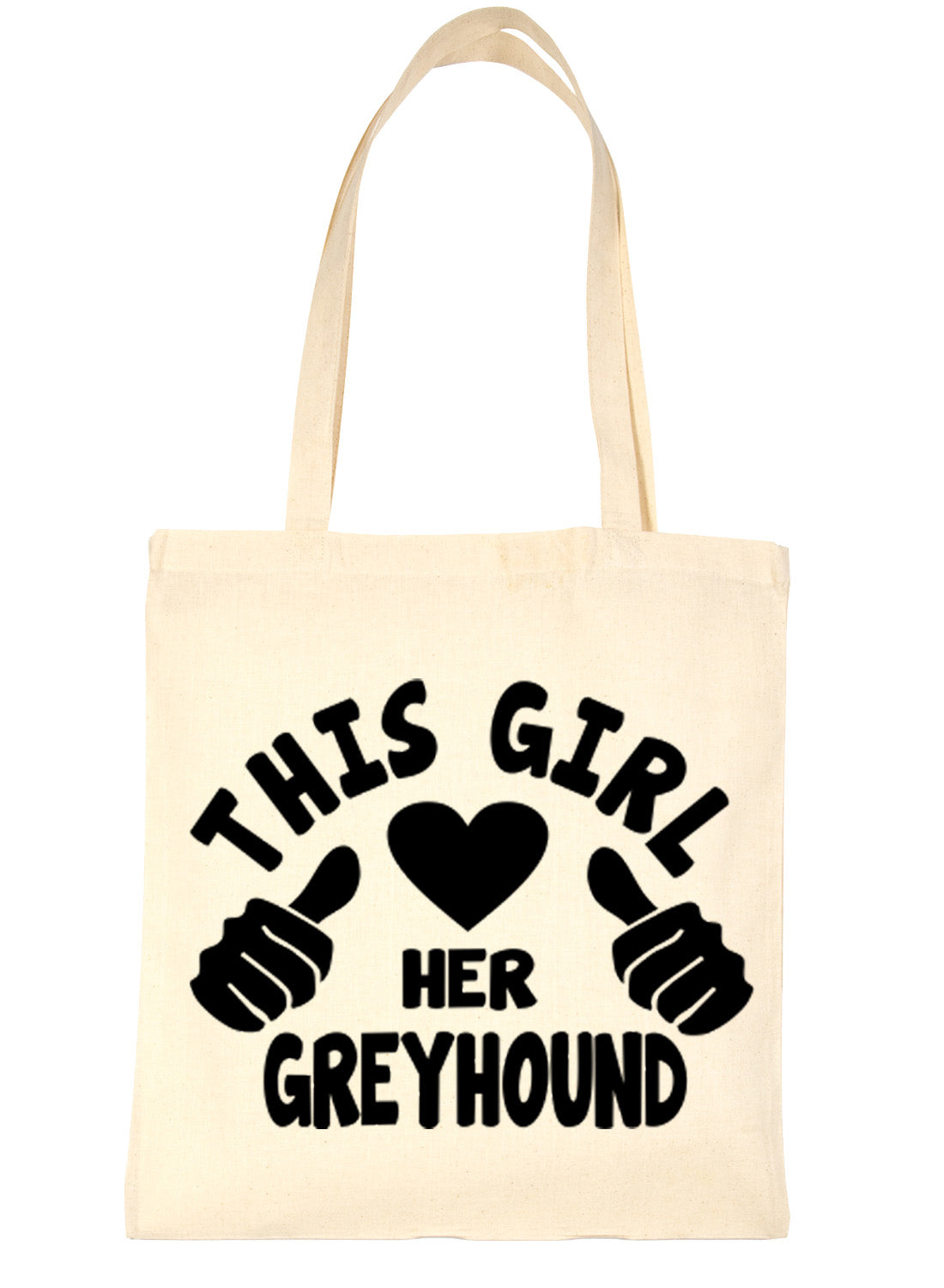 This Girl Loves Her Greyhound Dog Lover Shopping Tote Bag For Life