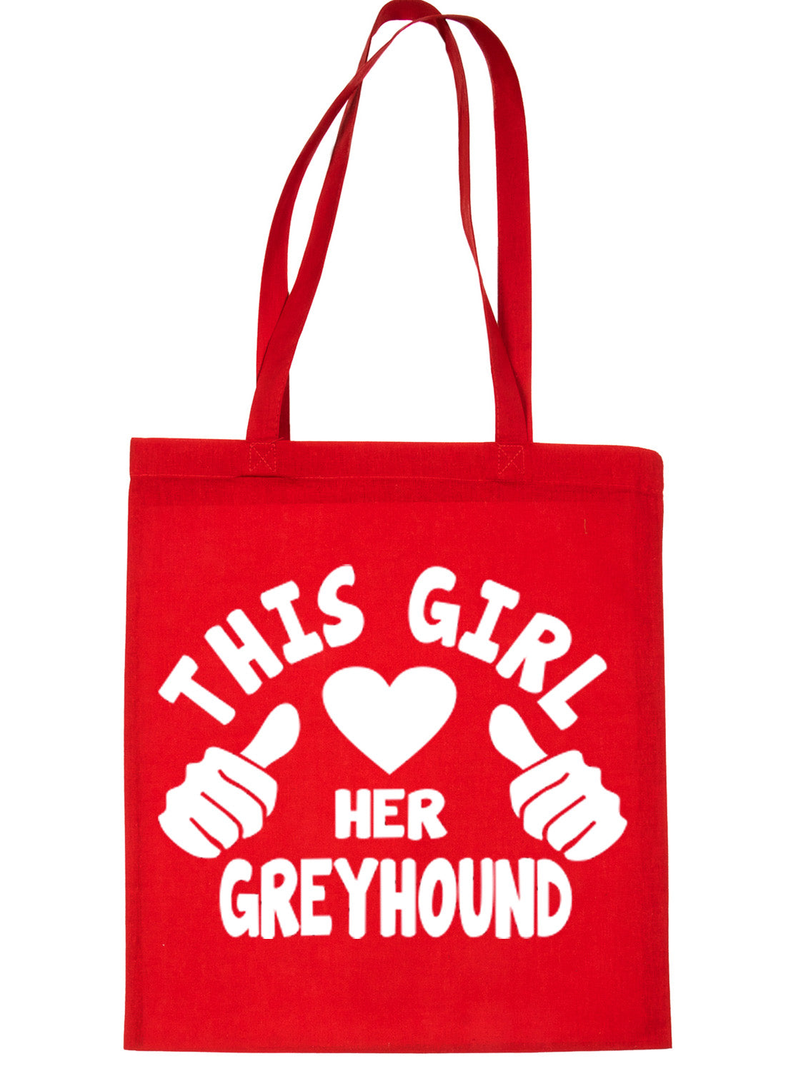 This Girl Loves Her Greyhound Dog Lover Shopping Tote Bag For Life