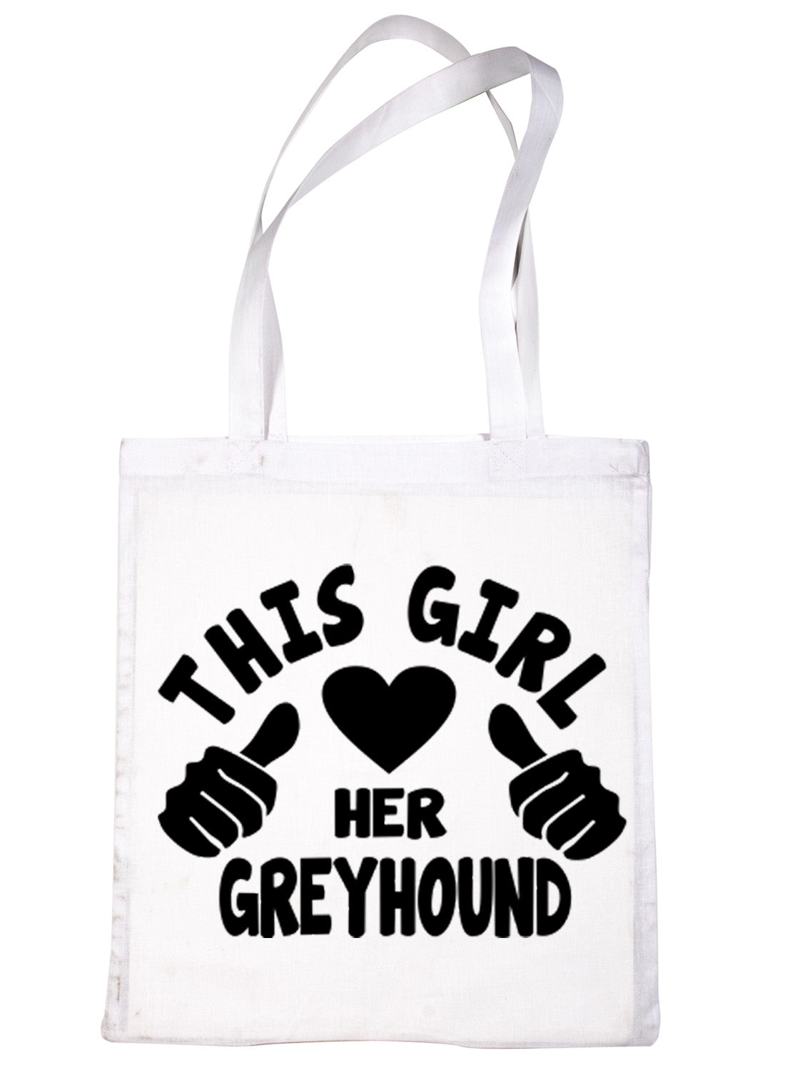 This Girl Loves Her Greyhound Dog Lover Shopping Tote Bag For Life