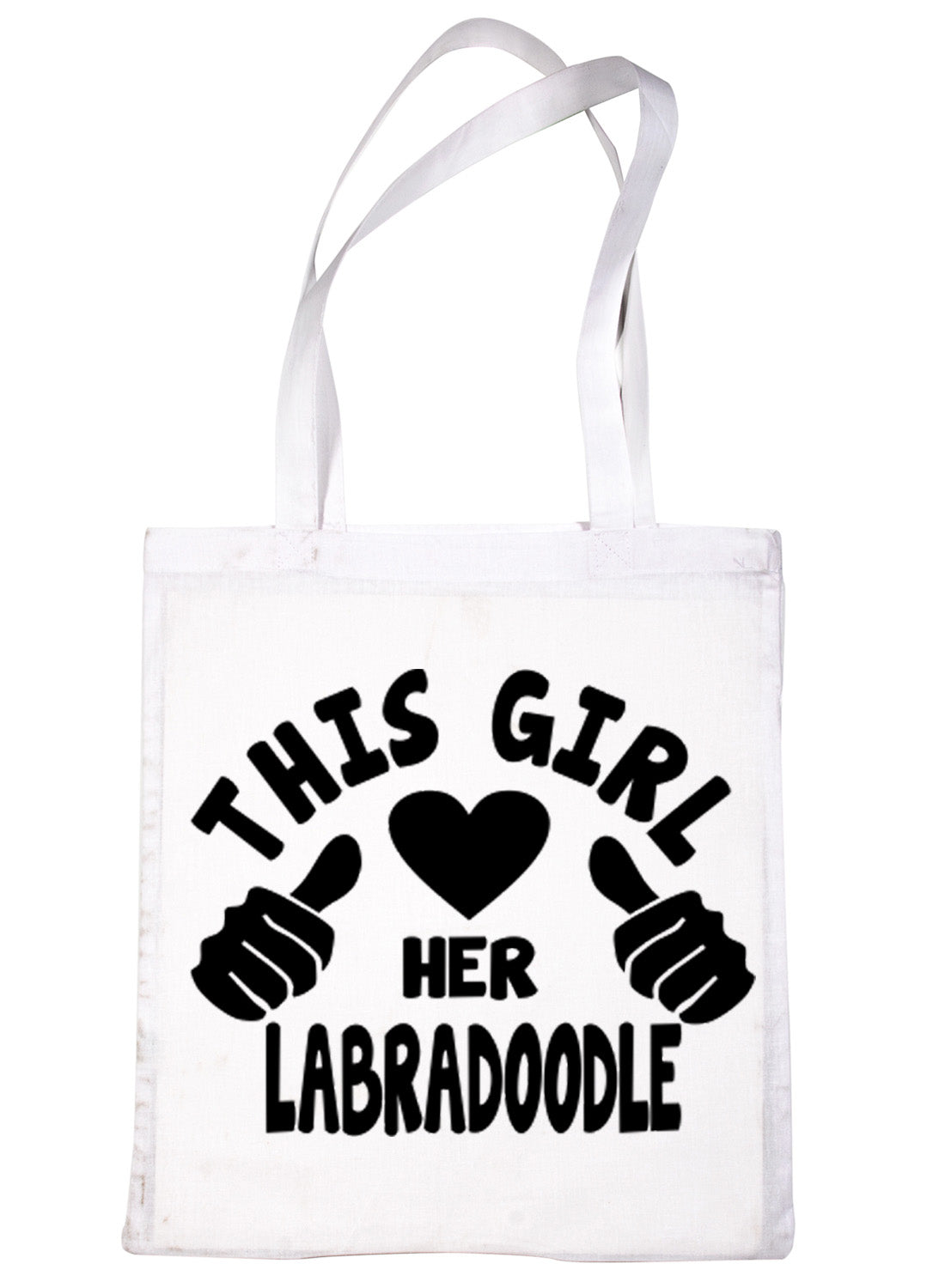 This Girl Loves Her Labradoodle Dog Lover Shopping Tote Bag For Life