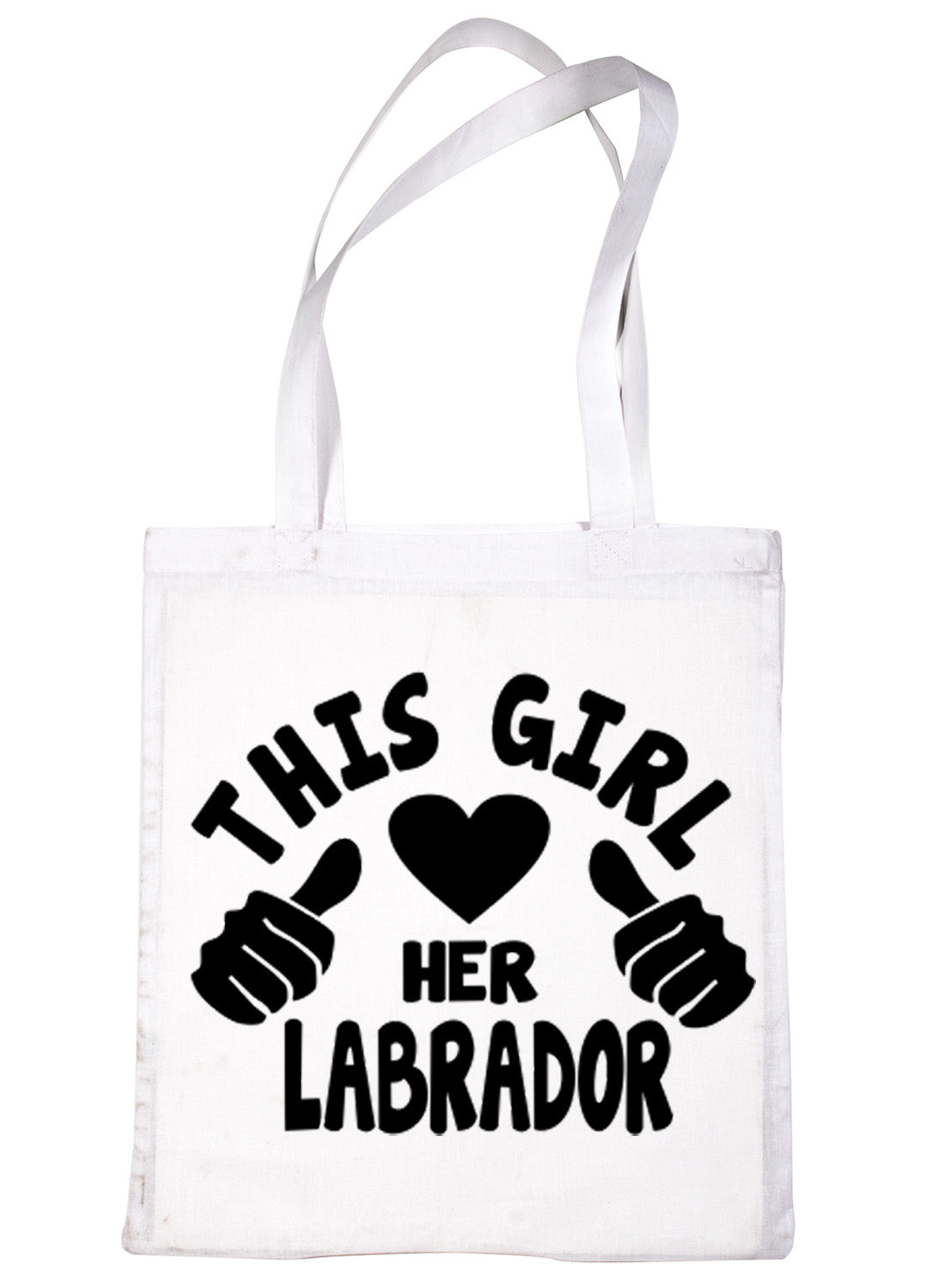 This Girl Loves Labrador Dog Lover Shopping Tote Bag For Life