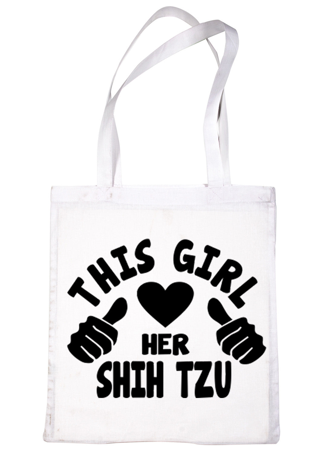 This Girl Loves Her Shih Tzu Dog Lover Shopping Tote Bag For Life