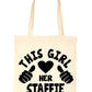 This Girl Loves Her Staffie Dog Lover Shopping Tote Bag For Life