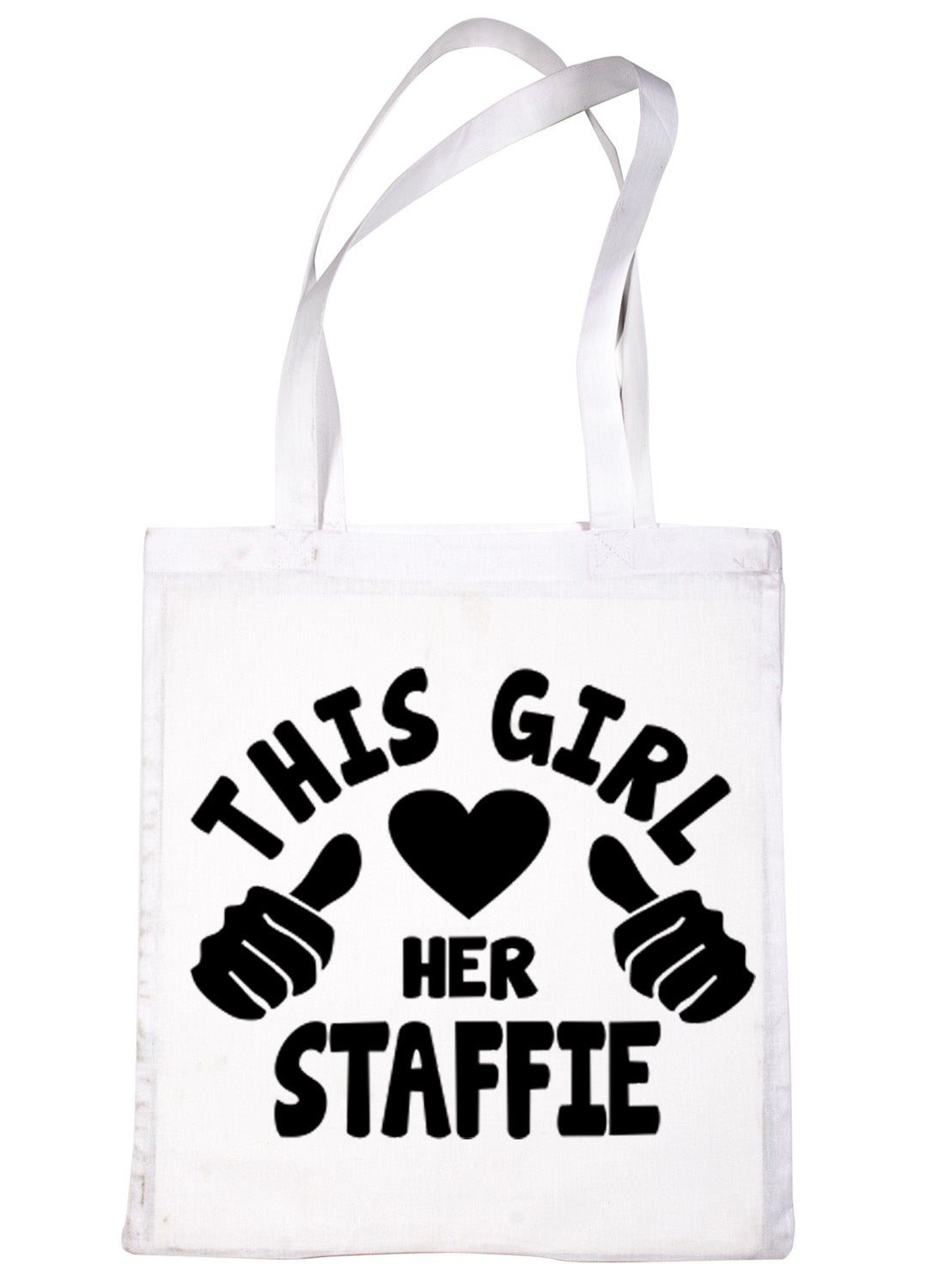 This Girl Loves Her Staffie Dog Lover Shopping Tote Bag For Life