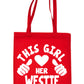 This Girl Loves Her Westie Dog Lover Shopping Tote Bag For Life