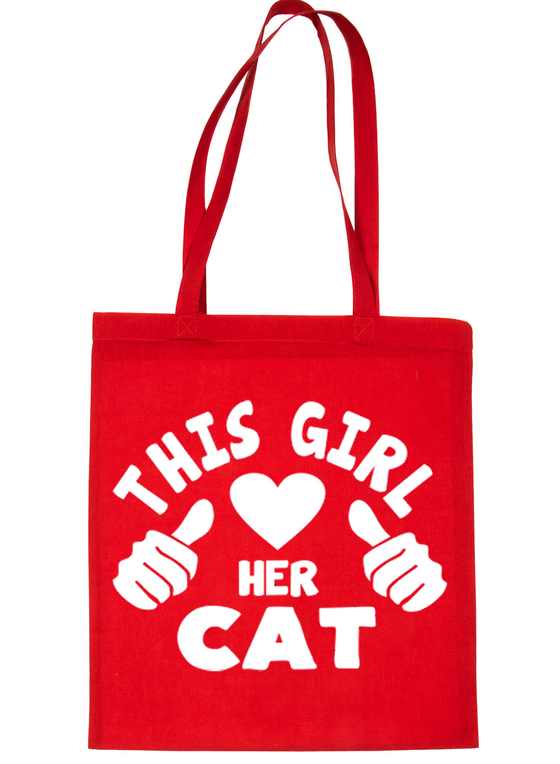 This Girl Loves Her Cat Lover Shopping Tote Bag For Life