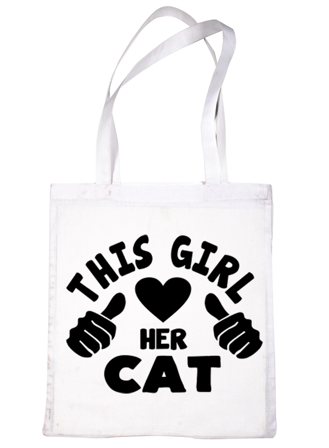 This Girl Loves Her Cat Lover Shopping Tote Bag For Life