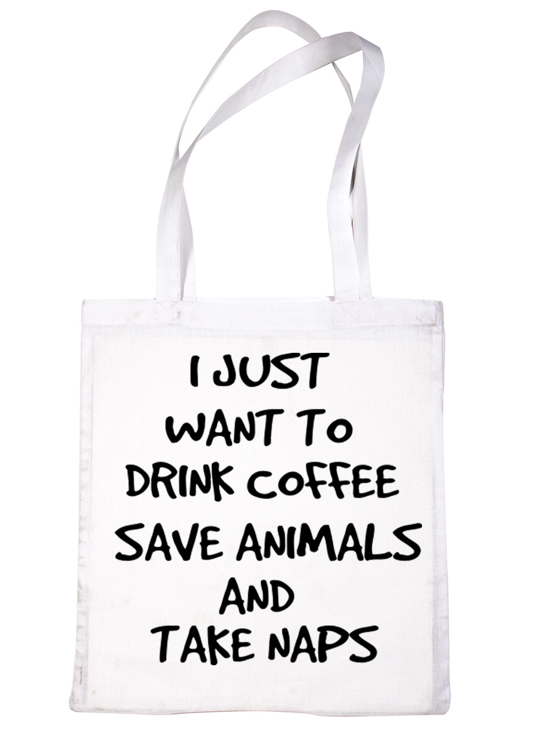 Just Want To Drink Coffee Shopping Tote Bag For Life