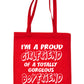 Proud Girlfriend Of Awesome Boyfriend Shopping Tote Bag For Life