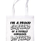 Proud Girlfriend Of Awesome Boyfriend Shopping Tote Bag For Life