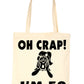 Oh Crap I'm 50 50th Birthday Funny Shopping Tote Bag For Life