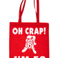 Oh Crap I'm 50 50th Birthday Funny Shopping Tote Bag For Life