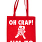 Oh Crap I'm 70 70th Birthday Funny Shopping Tote Bag For Life