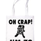 Oh Crap I'm 70 70th Birthday Funny Shopping Tote Bag For Life