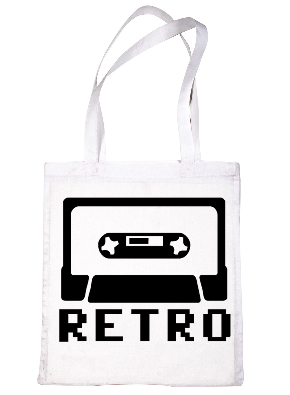 Retro Funny Music Shopping Tote Bag For Life