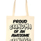 Proud Grandma Of 1 Grandchild Shopping Tote Bag For Life