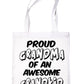 Proud Grandma Of 1 Grandchild Shopping Tote Bag For Life