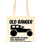 Old Banger Birthday Christmas Gift Shopping Tote Bag For Life