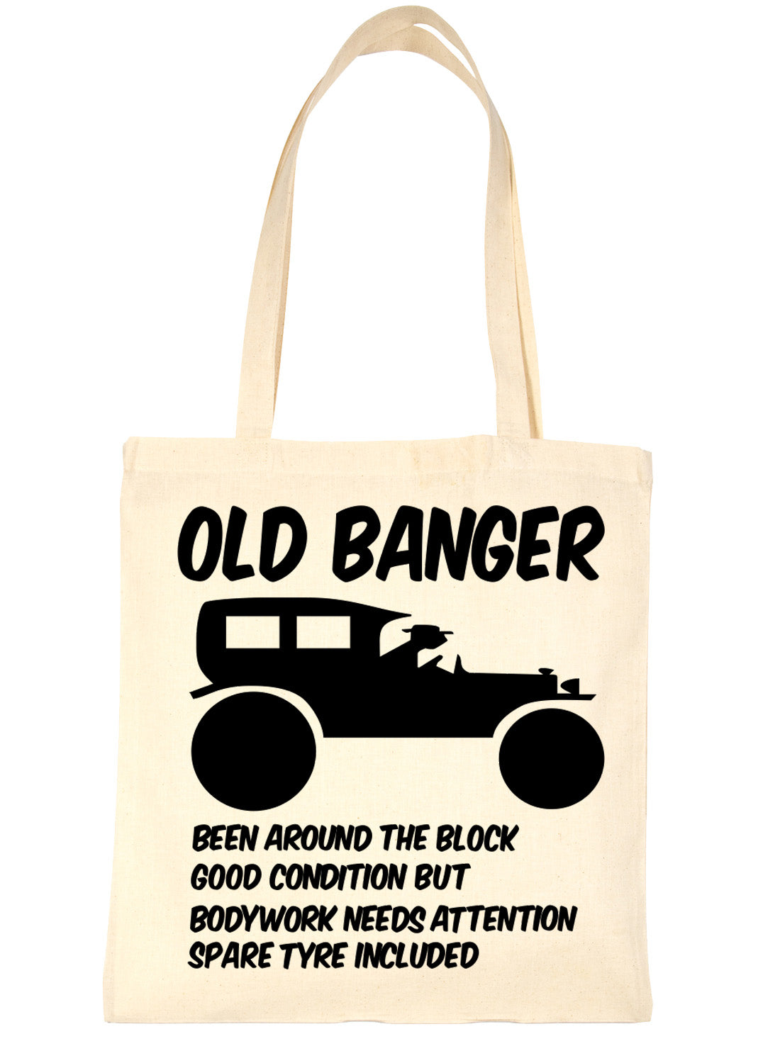 Old Banger Birthday Christmas Gift Shopping Tote Bag For Life