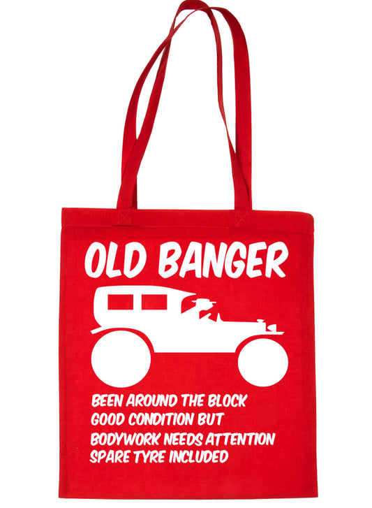 Old Banger Birthday Christmas Gift Shopping Tote Bag For Life