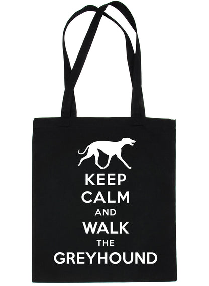 Keep Calm Walk Greyhound Dog Lovers Gift Shopping Tote Bag For Life