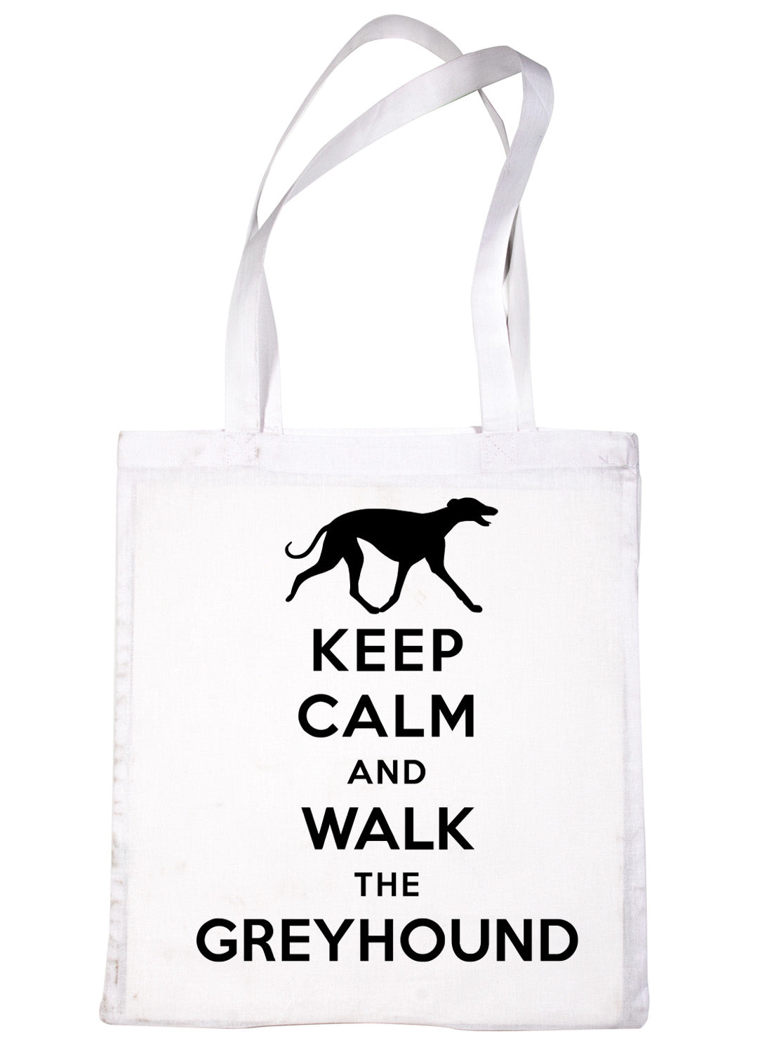 Keep Calm Walk Greyhound Dog Lovers Gift Shopping Tote Bag For Life