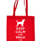Keep Calm & Walk Beagle Dog Lovers Funny Shopping Tote Bag For Life