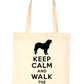 Keep Calm & Walk Leonberger Dog Lovers Funny Shopping Tote Bag For Life