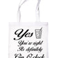 Gin O'Clock Funny Slogan Drinking Hen Party Shopping Tote Bag For Life