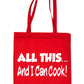 All This & I Can Cook Chef Cooking Funny Shopping Tote Bag For Life