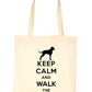 Keep Calm and Walk The Boxer Dog Lover Bag For Life Shopping Tote Bag