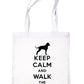 Keep Calm and Walk The Boxer Dog Lover Bag For Life Shopping Tote Bag