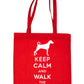 Keep Calm and Walk The Doberman Dog Lover Bag For Life Shopping Tote Bag