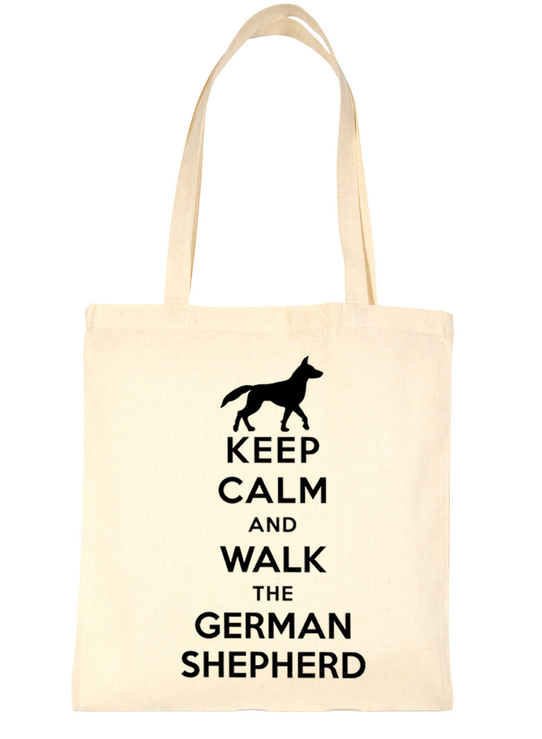 Keep Calm and Walk The German Shepherd Lover Bag For Life Shopping Tote Bag