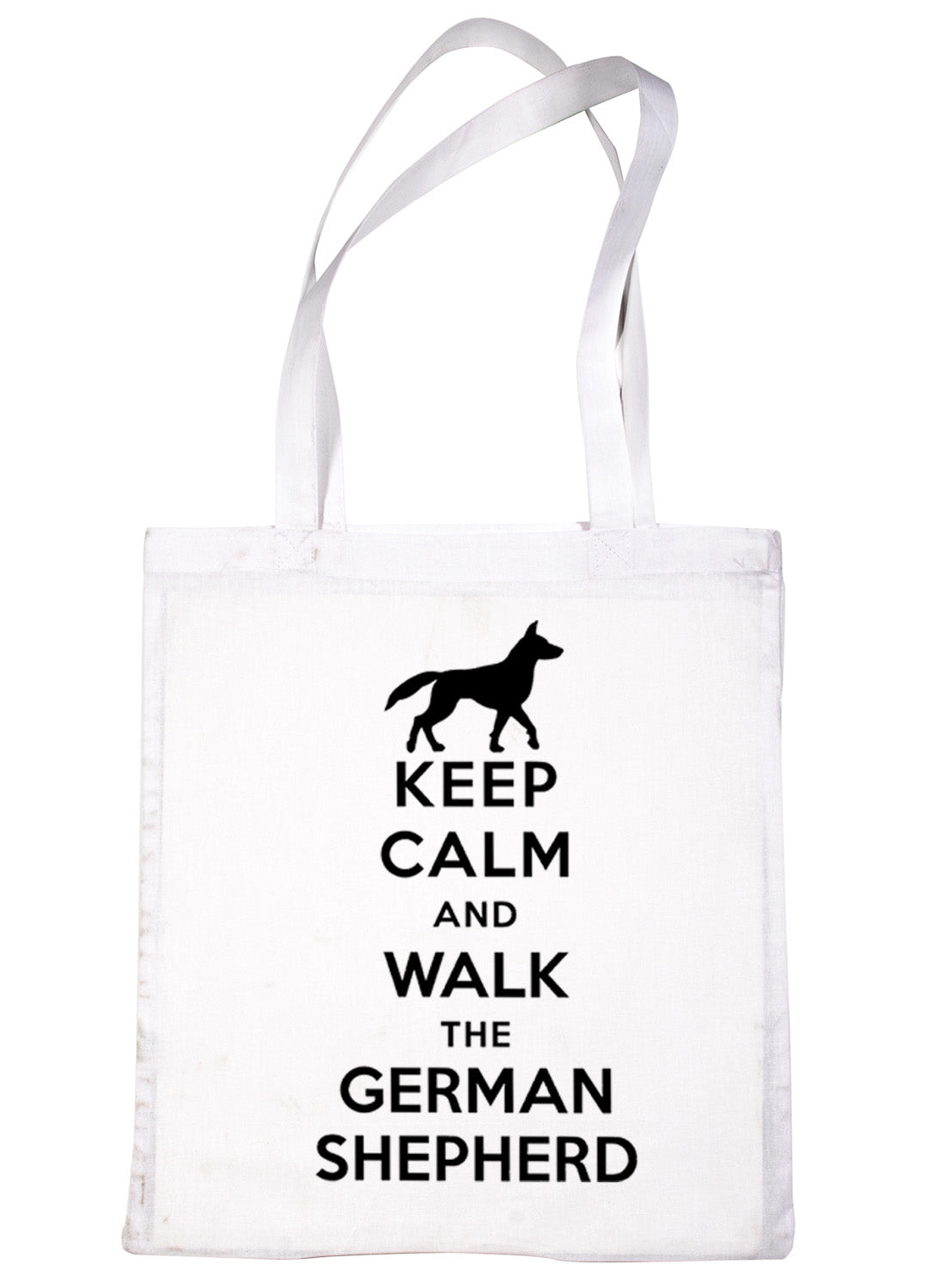 Keep Calm and Walk The German Shepherd Lover Bag For Life Shopping Tote Bag