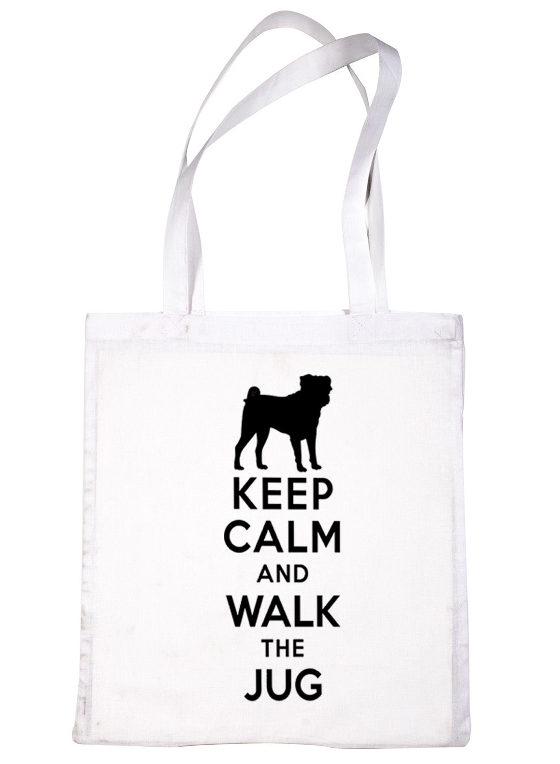 Keep Calm and Walk The Jug Dog Lover Bag For Life Shopping Tote Bag