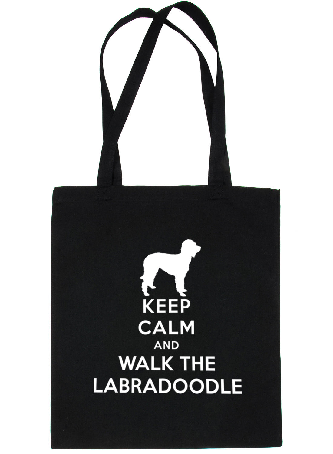 Keep Calm and Walk Labradoodle Dog Lover Bag For Life Shopping Tote Bag