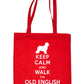 Keep Calm and Walk Old English Sheepdog Dog Bag For Life Shopping Tote Bag